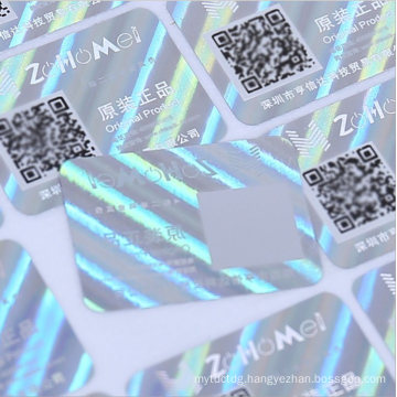 Custom Text Tamper Evident Hologram Label Laser Printable Permanent Sticker Self Adhesive Hologram Label